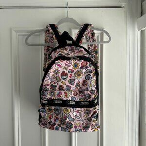 LeSportSac Pink Backpack and Matching Pouch, 2009 Girly Edition